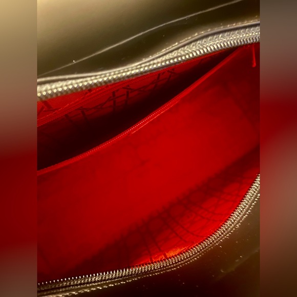 AUTHENTIC CHRISTIAN DIOR “LADY DIOR BAG” LARGE - Picture 11 of 14